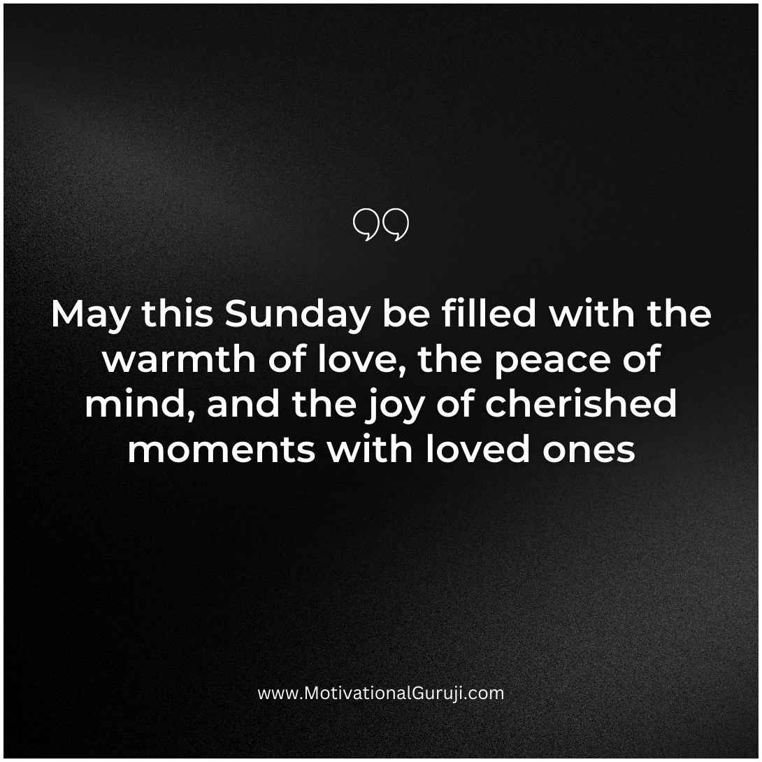 Sunday Blessings