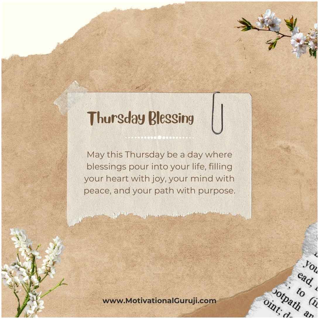 Thursday Blessings And Prayers