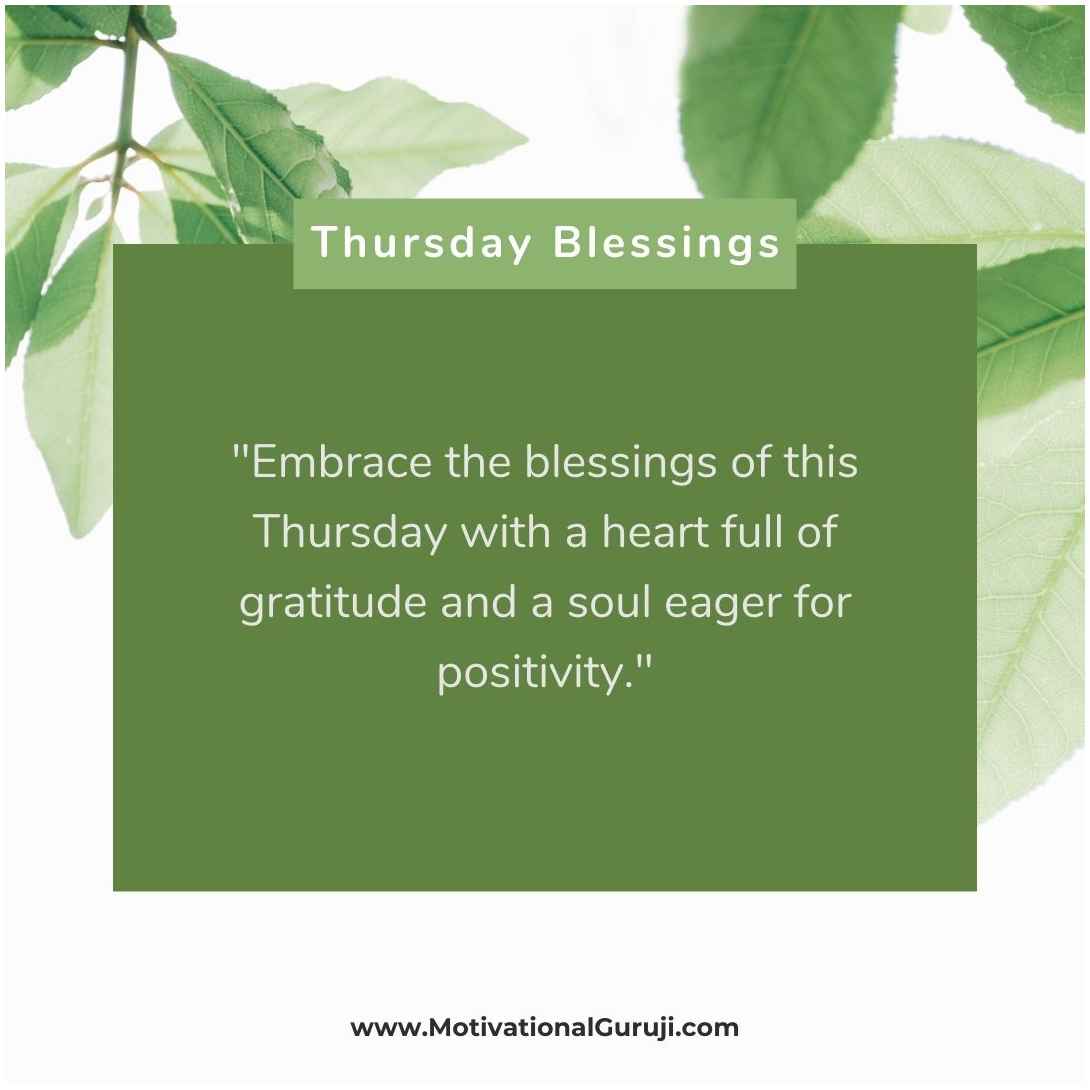 Thursday Blessings Images And Quotes