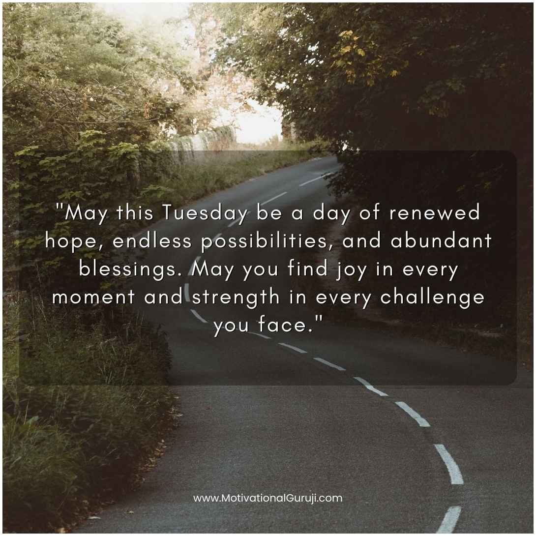 Tuesday Blessings And Prayers