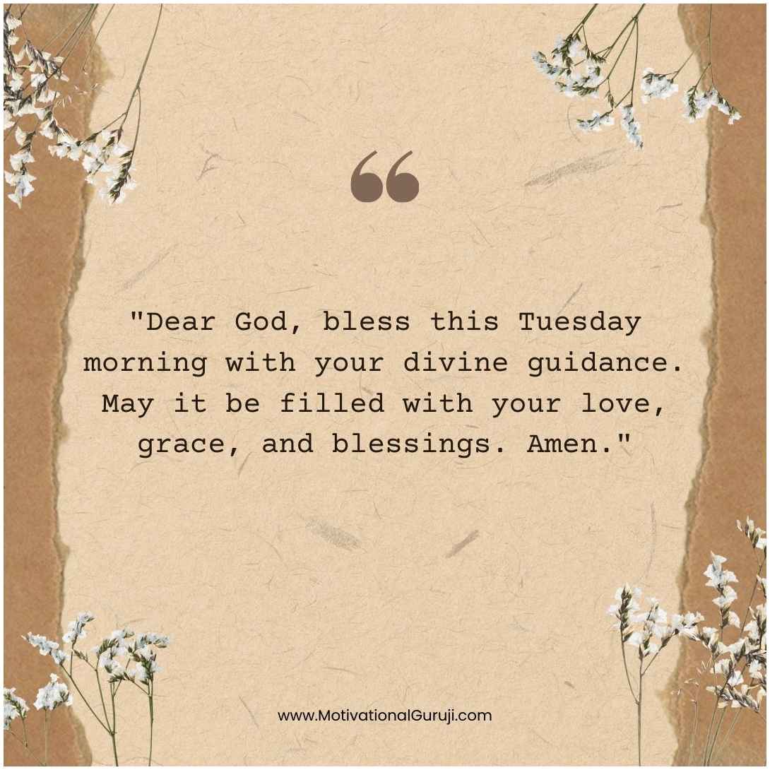 Tuesday Morning Prayers And Blessings Quotes And Images